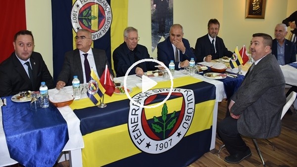 Fenerbahçe Başkanı Aziz Yıldırım Çorlu'da!