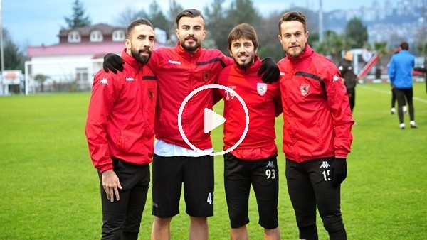 Samsunsporlu futbolcular umut saçtı