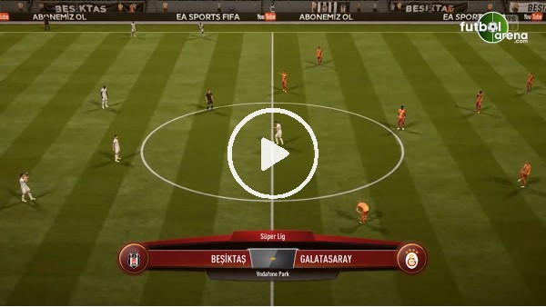 Beşiktaş-Galatasaray derbisini FIFA 18'e oynattık