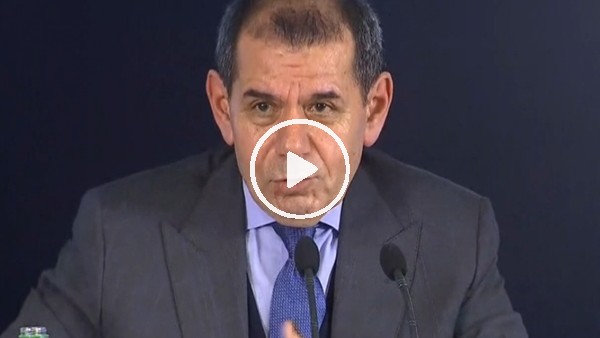 Dursun Özbek basın toplantısı düzenledi