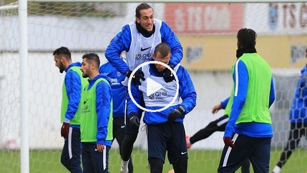 Trabzonspor, Karabükspor maçı hazırlıklarını sürdürdü