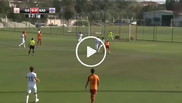 Genç Galatasaraylı Ahmet Sivri'den Kasımpaşa'ya harika gol!