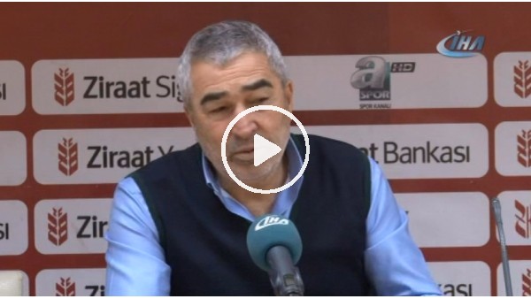 Samet Aybaba: "Oyuncularımız bugün maçı istemedi"