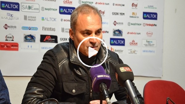 Erkan Sözeri: "İki taraf da saha içinde centilmence mücadele etti"