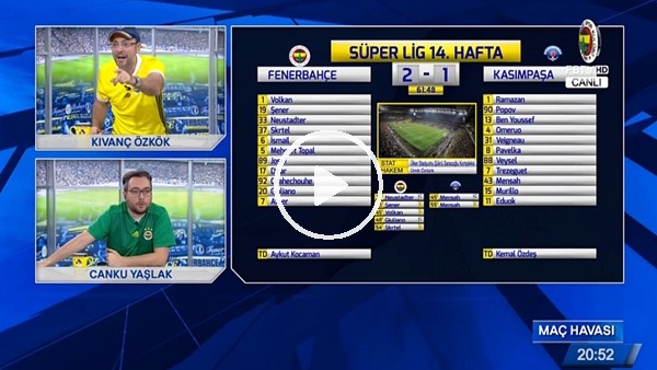 Giuliano farkı 2'ye çıkardı, FB TV spikerleri coştu!