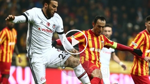 Kayserispor - Beşiktaş maçından kareler