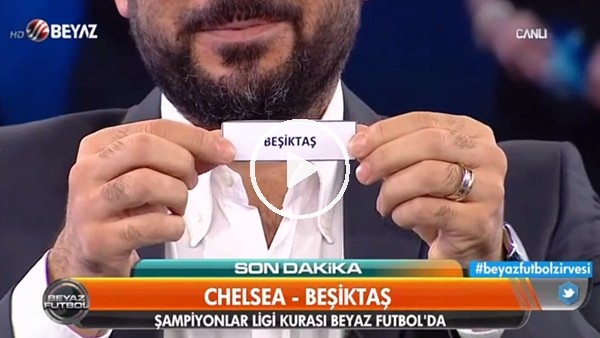 Ahmet Çakar, kurada Beşiktaş'a Chelsea'yi çekti