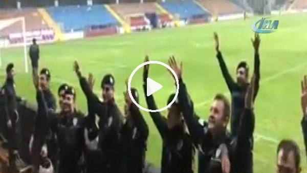 Göztepe taraftarına polis amirinden üçlü