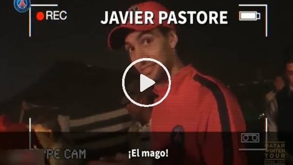 Kylian Mbappe'nin kamerasından PSG tayfası!