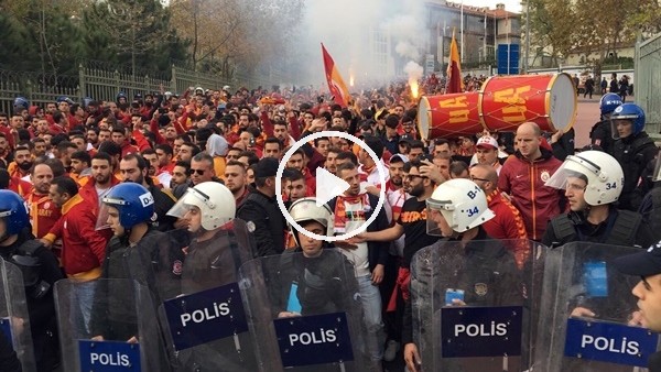 Galatasaray taraftarı Vodafone Park'a böyle geldi