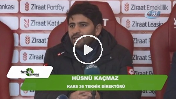 Hüsnü Kaçmaz: "Şükürler olsun izzetli bir yenilgi aldık"