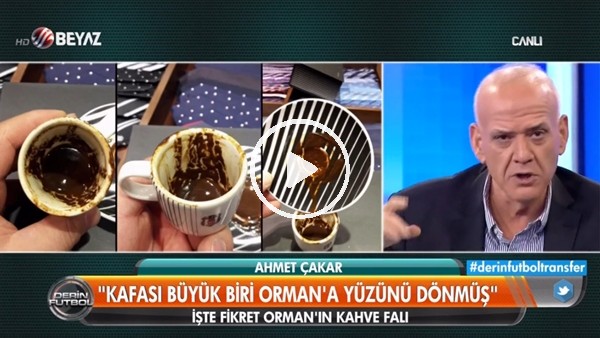 Ahmet Çakar, Fikret Orman'ın kahve falına baktı