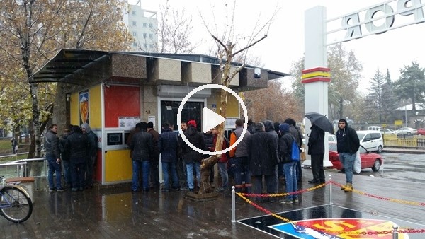 Kayserisporlu taraftarlar Beşiktaş maçı için bilet kuyruğunda!