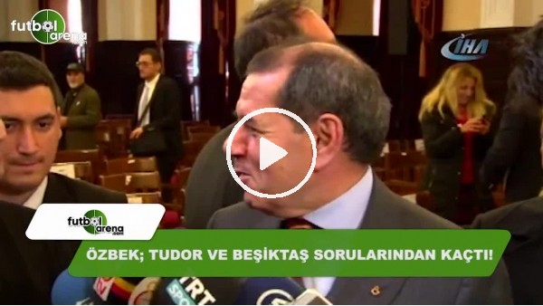 Dursun Özbek, Igor Tudor sorularını yanıtlamaktan kaçındı