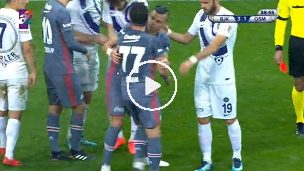 Gökhan Gönül'e yapılan sert faul!