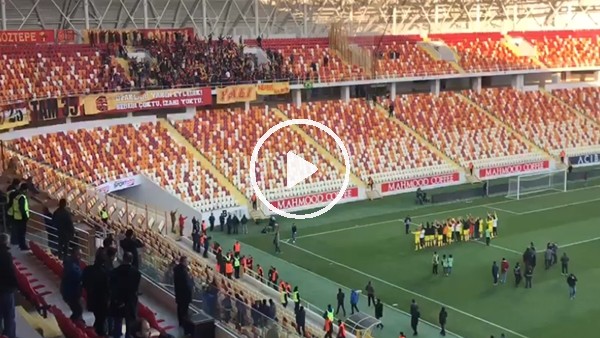 Göztepeli futbolcuların Yeni Malatyaspor maçı sonrası sevinci