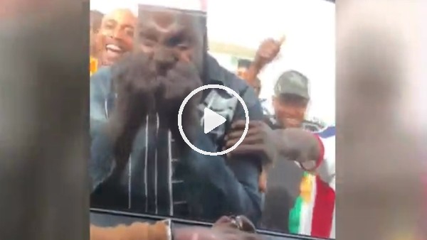 Drogba'yı görünce çıldırdı!