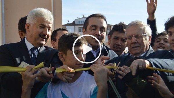 Aziz Yıldırım, Konya'da pota açılışı yaptı