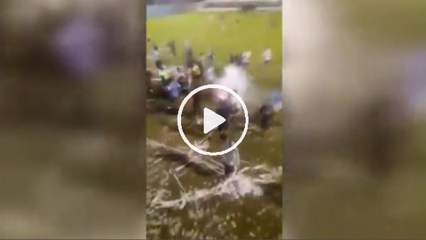 Hakemi öldüresiye dövdüler