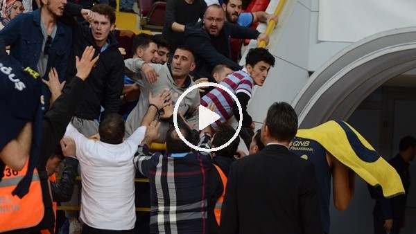 Trabzonspor - Fenerbahçe maçında gerginlik