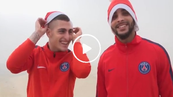 PSG'li yıldızlardan Christmas temalı çöl videosu