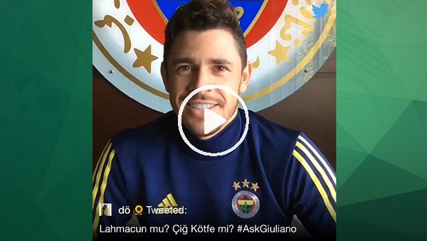 Giuliano'dan lahmacun mu, çiğ köfte mi? sorusuna yanıt