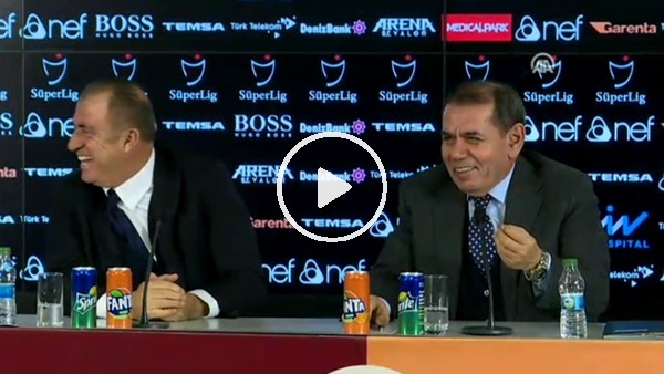 Dursun Özbek'in keyfi yerinde