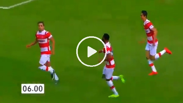 6 saniyede gol attı, tarihe geçti!