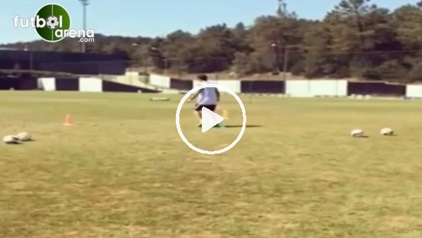 Veli Kavlak'tan dikkat çeken antrenman