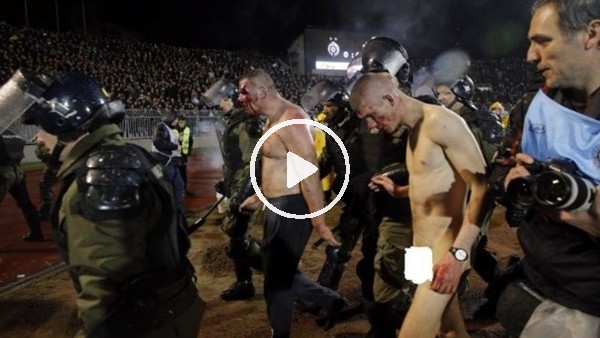 Partizan-Kızılyıldız derbisinde olaylar!