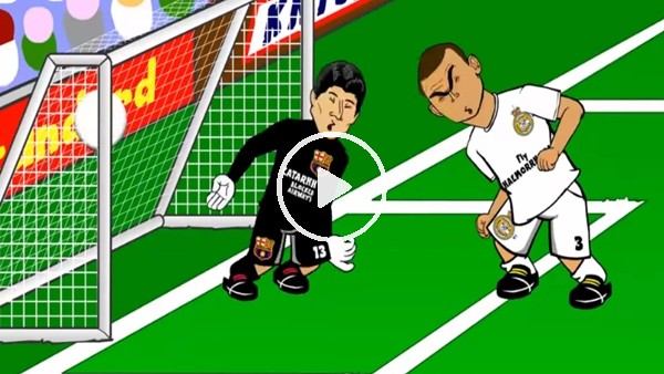 Pepe'nin El Clasico'da animasyon film olan golü!