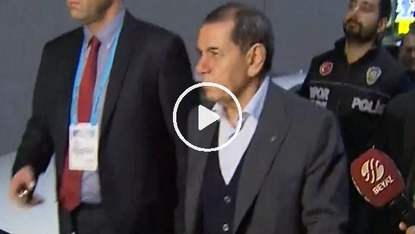 Dursun Özbek, Beşiktaş derbisi sonrası sinirlendi