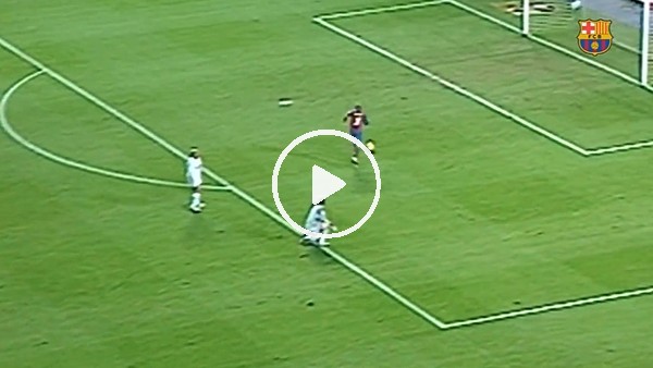 Barcelona, El Clasico öncesi Samuel Eto'o'nun golünü paylaştı!