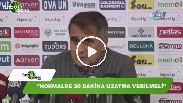 Şenol Güneş hakemlerden dert yandı!