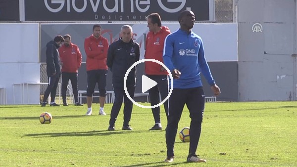  Trabzonspor, Bursaspor maçı hazırlıklarını sürdürdü