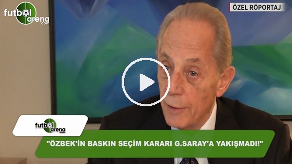 Faruk Süren: "Dursun Özbek'in seçim kararı Galatasaray'a yakışmadı"