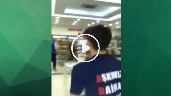 Kayserispor - Adana Demirspor taraftarları karşılaşınca arbede çıktı!