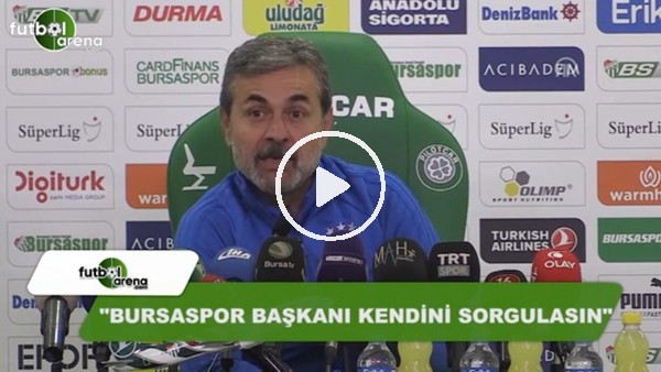 Aykut Kocaman'dan Bursaspor Başkanı Ali Ay'a cevap!