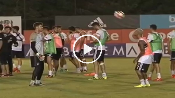 Quaresma ve Fabri antrenmanda şov yaptı!