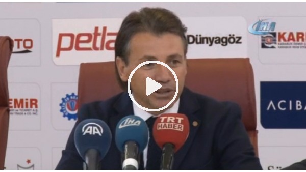 Tamer Tuna: "Oyun kalitesi anlamında üste çıkamadık"