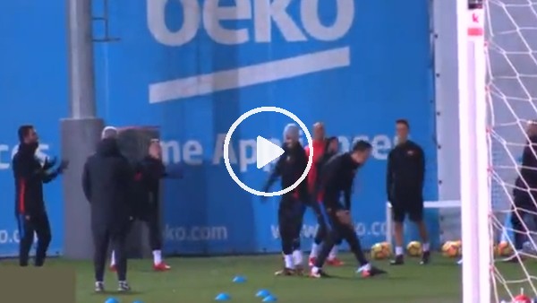 Suarez'den Pique'ye tatlı sert müdahale!