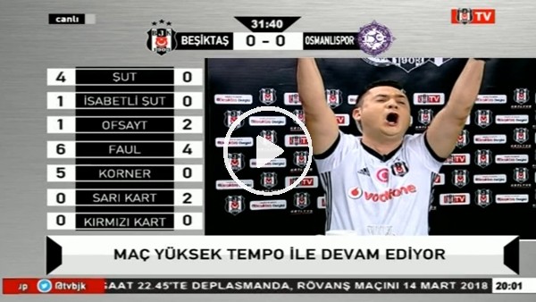Ryan Babel'in Osmanlıspor'a attığı golde BJK TV!