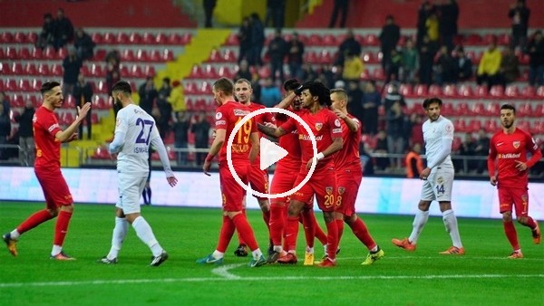 Kayserispor: 3-2 Eyüpspor (Maç özeti ve golleri)