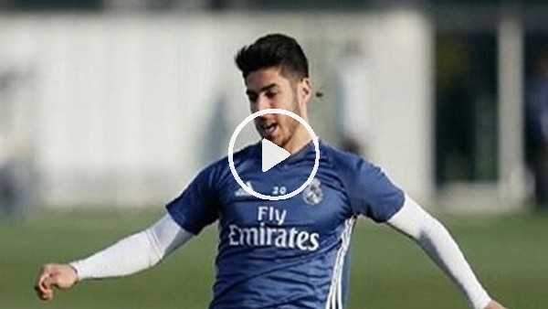 Asensio'dan antrenmanda enfes gol