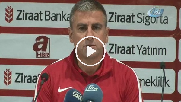 Hamza Hamzaoğlu: "Rakip haklı galibiyet aldı"