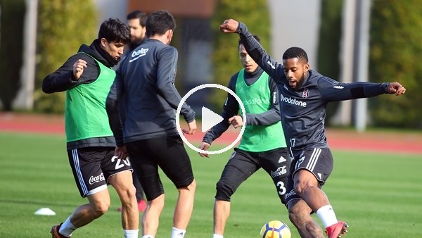 Beşiktaş'ta keyifli antrenman