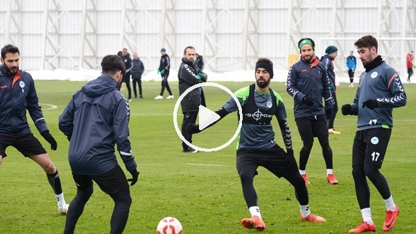 Atiker Konyaspor, Galatasaray maçı hazırlıklarını sürdürdü