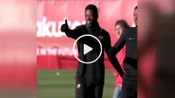 Dembele çalışmalarını sürdürüyor