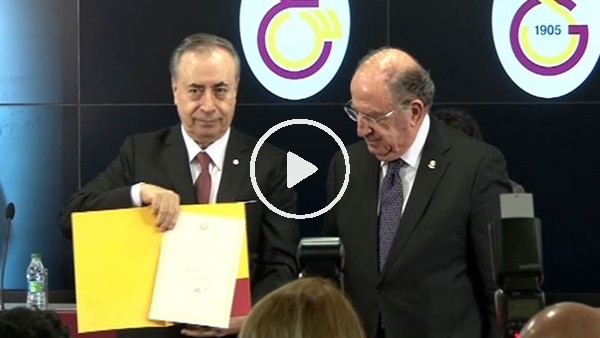 Galatasaray'da mazbata töreni yapıldı