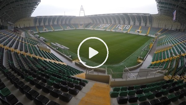 Akhisar'ın yeni stadı ilgi odağı oldu